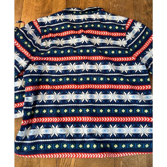 New! Hanna Andersson Flannel Pajama Set Nordic Fair Isle Sz L/XL Adult Unisex - Picture 9 of 9